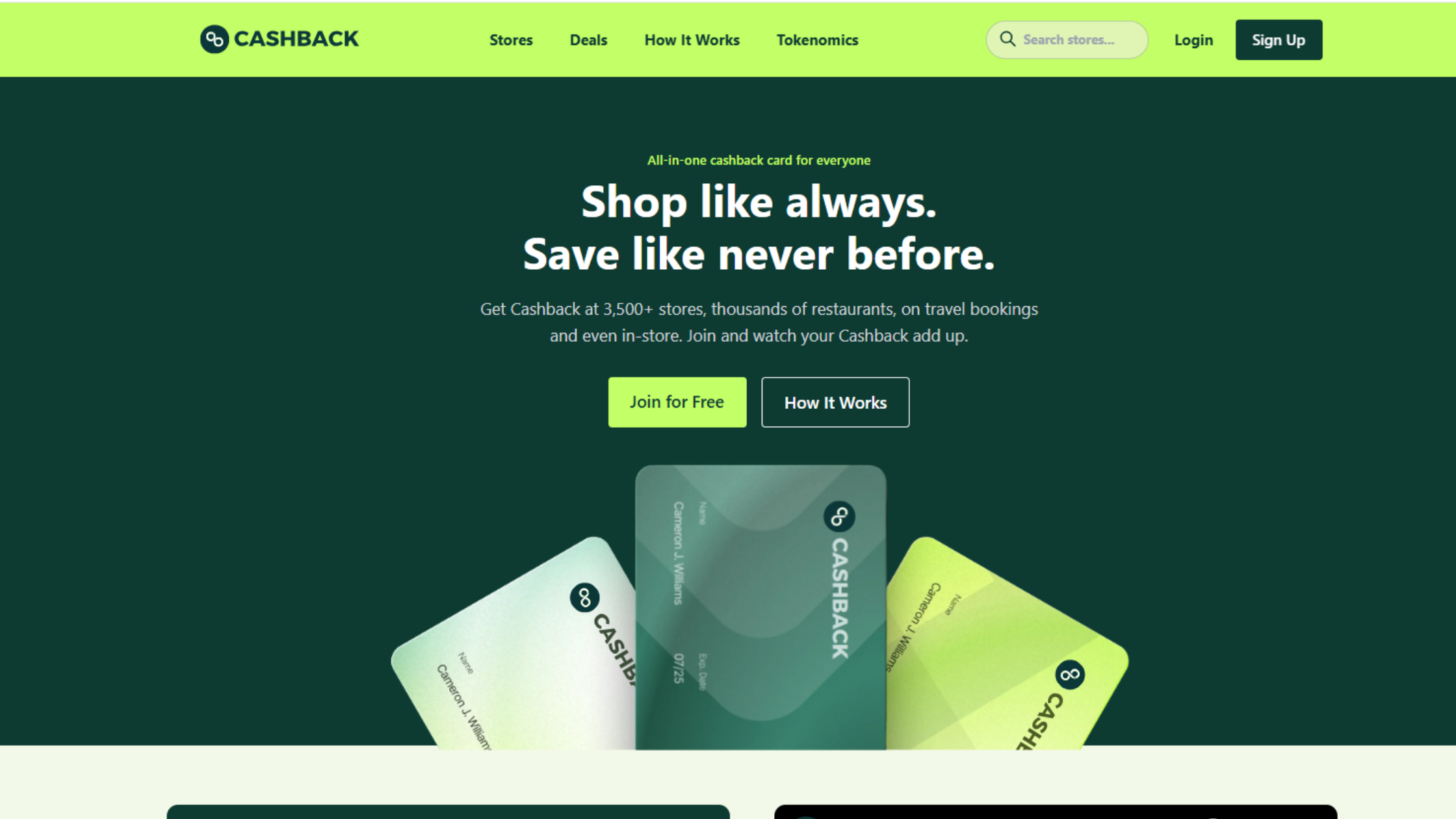 Cashback Platform