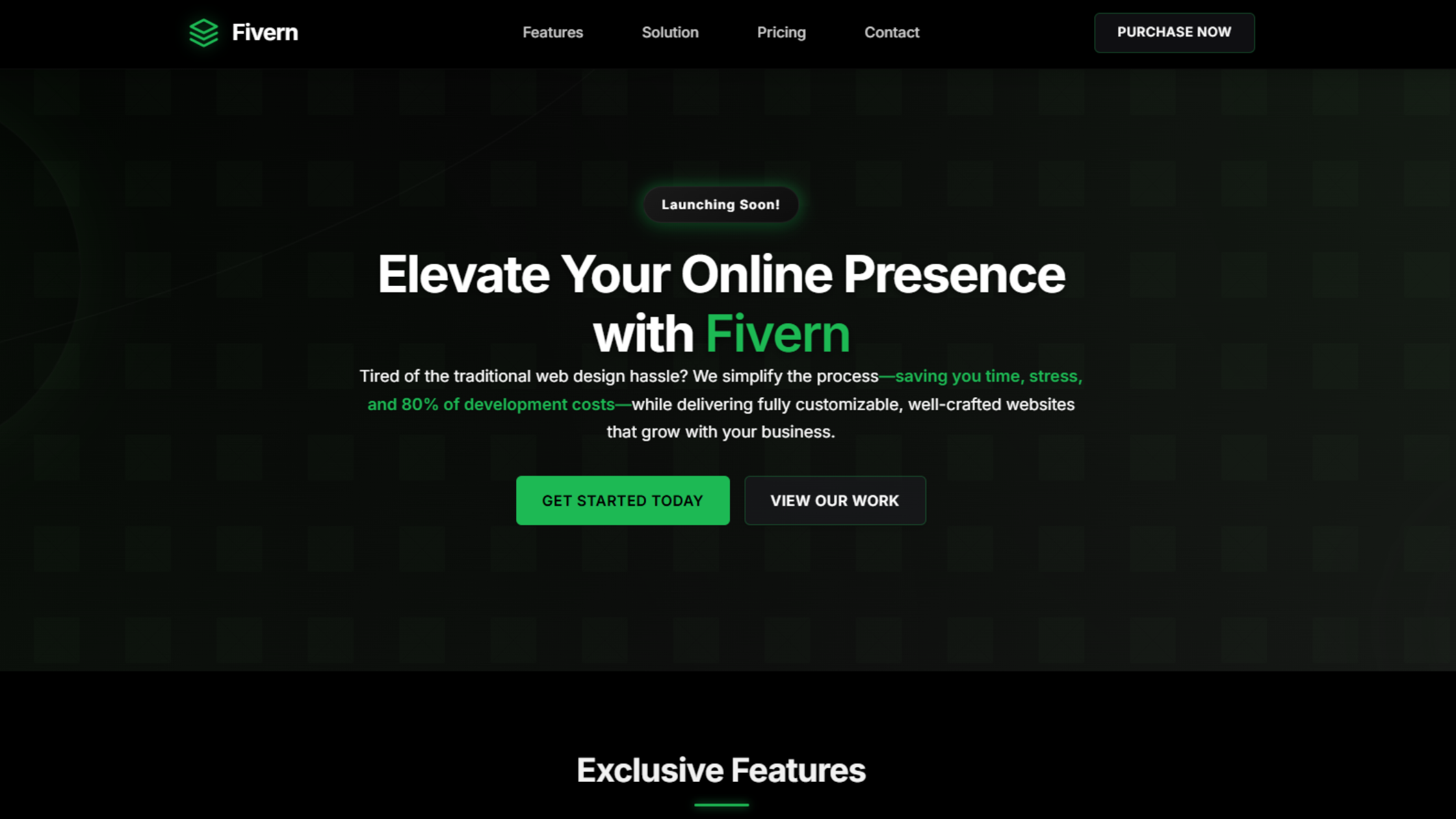 Fivern Web Design Platform